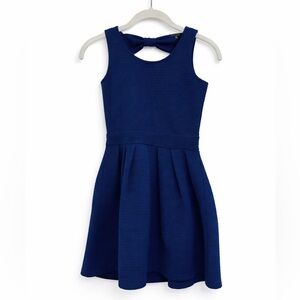 Charming Navy Blue Kids Dress